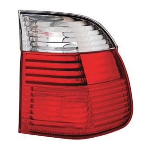 Feu arrière droit extérieur à LED pour BMW Serie 5 E39, 1995-2003, Mod. BREAK, Rouge/Blanc, Neuf