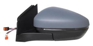 Rétroviseur gauche pour PEUGEOT 3008 II phase 1 2017-2020, électrique, rabattable électriquement, feu de courtoisie, Neuf à peindre