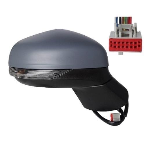 Rétroviseur extérieur droit électrique pour FORD PUMA depuis 2019, rabattable électriquement, dégivrant, feu clignotant, feu de courtoisie,12 pins, BLIS, Neuf à peindre