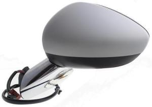 Rétroviseur gauche électrique pour CITROËN DS3 2010-2016, rabattable, feu clignontant, avec sonde, base chromée, 9 pin, Neuf à peindre