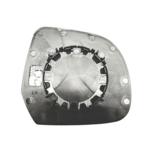Verre de rétroviseur gauche pour DACIA DOKKER STEPWAY depuis 2015, convexe, thermique, chromé, Neuf