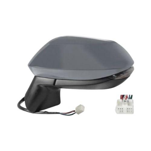 Rétroviseur gauche pour TOYOTA COROLLA depuis 2023, électrique, dégivrant, rabattable, avec feu, BLIS, 9 PIN, convexe/chromé, Neuf à peindre

Côté gauche conducteur

Code OEM : 8794002L50