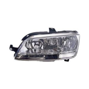 Phare avant gauche pour FIAT IDEA depuis 2003, H7+H1+H1, électrique, avec moteur, blanc, modèles >2006, Neuf