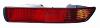 Feu arrière droit pour MITSUBISHI PAJERO III phase 1, 2001-2002, pour pare-chocs arrière, rouge et orange, sans porte-lampe, Neuf