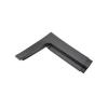 Moulure longeron de porte gauche pour OPEL MOKKA I 2013-2016, partie arrière, noire gaufrée, Neuve