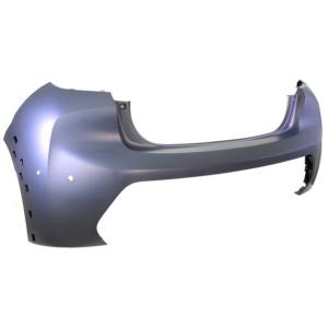 Pare chocs arrière pour PEUGEOT 208 II phase 1 2019-2023, GT LINE, 4 trous radar, trous élargisseurs, Neuf à peindre