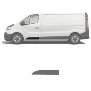 Moulure baguette latérale sur porte avant gauche pour RENAULT TRAFIC III phase 2 2019-2021, Neuve à peindre