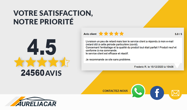 Avis client Aureliacar Shopping Satisfaction