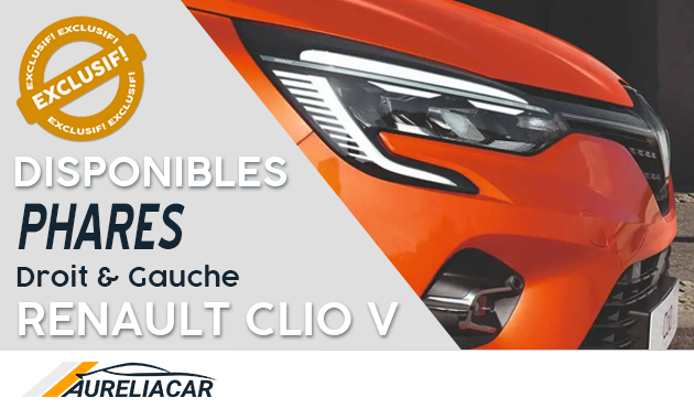 Phares Phare Renault Clio V droit & gauche