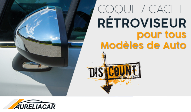 Rétroviseur Coque Cache Vitre Miroir Pièces de carrosserie de recharge Auto Moto
